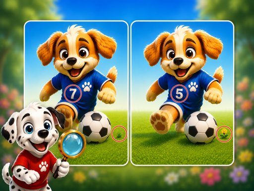 Dream Puppy Spot The Differences - 777SLOTS
