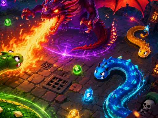 Tailoff.io: Snake Dragon Arena - 777SLOTS