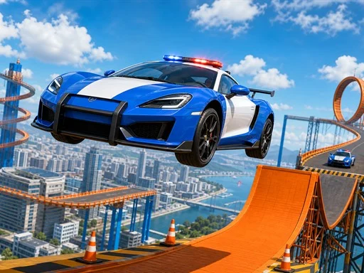 Police Car Stunt Challenge - 777SLOTS